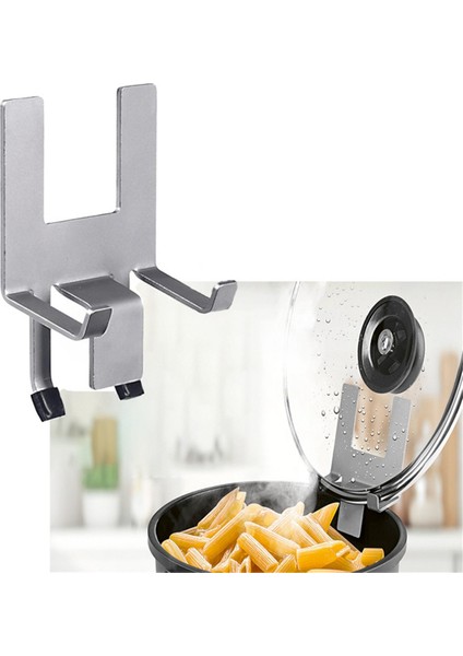 Mutfak Tenceresi Kapak Stand Paslanmaz Çelik Pot Kapak Stant Kapağı Tutucu Silikon Pad Dik Pişir Kapak Depolama Rafı (Yurt Dışından) modelleri