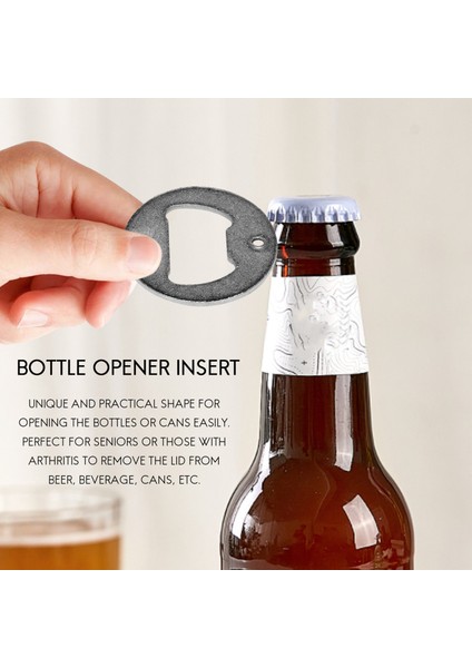 50 Set Şişe Açıcı Ek, Paslanmaz Çelik Yuvarlak Diy Şişe Açıcı Donanım Kiti Donanım Parçaları Vidalar ile Besleme (Yurt Dışından) indirimleri