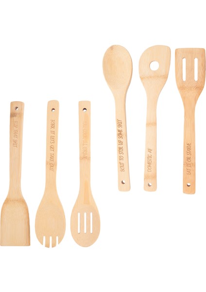 Komik Ahşap Kaşık Seti, 6pcs Ahşap Yemek Kaşları, Komik Sayılar ile Oyulmuş Ahşap Kahve Kaşık B (Yurt Dışından) fiyatları