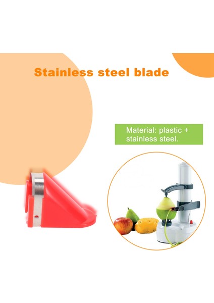 5pcs Elektrikli Patates Sebzesi Meyve Sergiler (Kırmızı) Için Paslanmaz Çelik Bıçaklar (Yurt Dışından) indirimleri