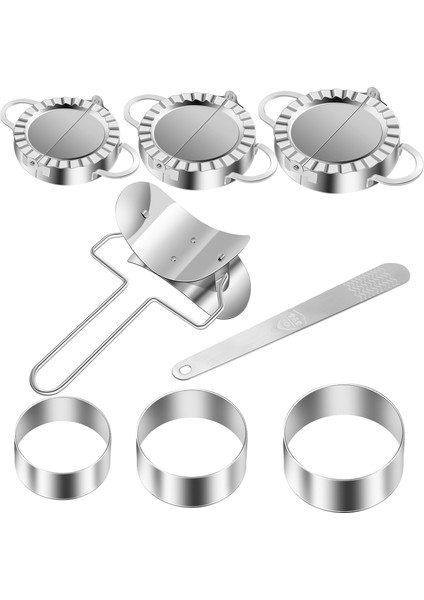 Köfte Üreticisi 8 Adet, Empanada Pres Kalıbı ve Kesici, Pasta Ravioli Hamur Borusu Sargıları Cilt Manuel Doldurma Kaşık (Yurt Dışından) fiyatları