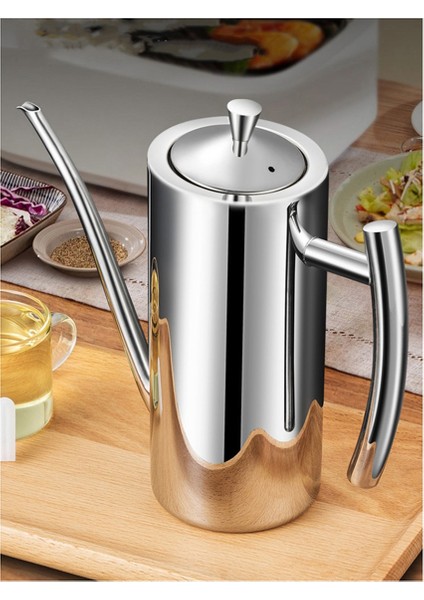 Paslanmaz Çelik Yağ Tenceresi Dispenser Sızdıran Saldırıcı Bozluk Şişe Avrupa Tenceresi Yenilebilir Yağ Tenceresi Kolayca Sızdırmaz (Yurt Dışından) fiyatları