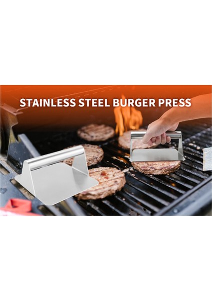 Square Meat Press Hamburger Et Köftesi, Biftek, Sosisli Sandviçler Için Pres (Yurt Dışından) indirimleri