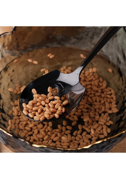 6pcs Servis Kaşık ve Oluklu Kaşıklar Seti, 9 Inç Paslanmaz Çelik Servis. (Yurt Dışından) fiyatları