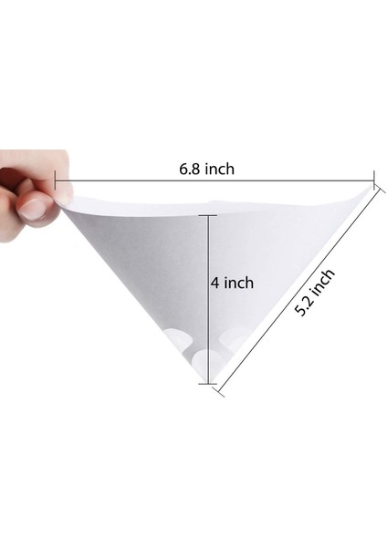 100 Paket 100 Mikrometre Boya Koni Boya Süzgeçleri ile Ince Naylon Örgü Otomotiv Sanatları El Sanatları Hobi Boyama Projeleri (Yurt Dışından) modelleri