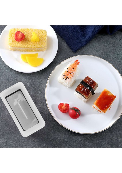 4 Adet Musubi Maker Pres Kalıpları Yapışmaz Spam Musubi Üreticisi Toksik Olmayan Suşi Yapan Kit Hawaii Spam Musubi Maker (Yurt Dışından) modelleri