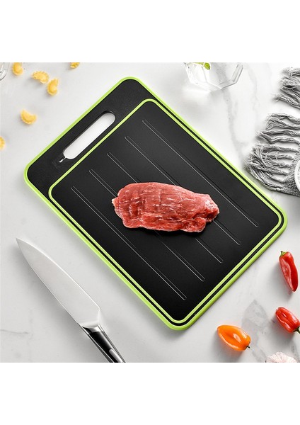 Buz Çözme Fonksiyonu ile Doğrama Tahtası - Twin Pack - 3x Daha Hızlı - Entegre Bıçak Bileme ve Baharat Grateri ile (Yurt Dışından) fiyatları