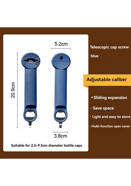 2 Adet Ev Kullanımı Için 3 Aradan 1 Çok Fonksiyonlu Şişe Açıcı - Zahmetsiz Kavanoz ve Kapak Çıkarıcı (Yurt Dışından) modelleri