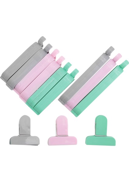 12 Adet Sızdırmazlık Çipleri Gıda Çantası Depolama Klipsleri Atıştırmalık ve Çay Poşetleri Için Renkli Sandviç Mutfak Klipleri Patates Cipsleri Sturdy (Yurt Dışından) fırsatları