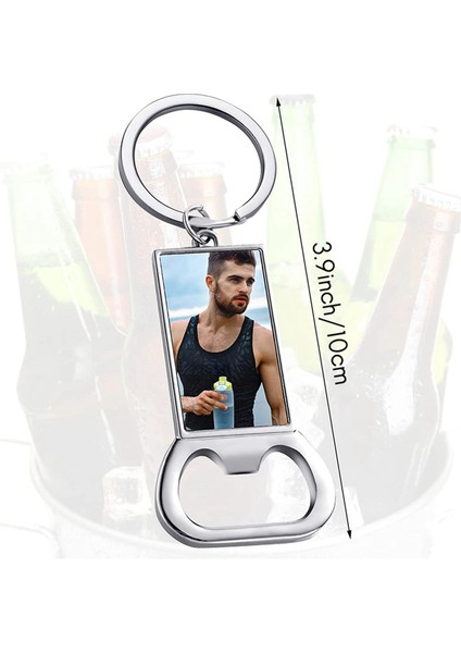 10 Adet Süblimasyon Boşlukları Anahtarlıklar Boş Metal Şişe Açıcı Anahtar Halkaları Dikdörtgen Isı Transferi Süblimasyon Anahtarlıkları (Yurt Dışından) fiyatları