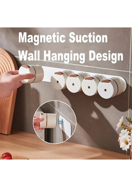 Manyetik Baharat Şişesi Tuz Shaker Çeşni Kavanoz Duvarı Monte Baharat Depolama Konteyneri Baharat (Yurt Dışından) indirimleri