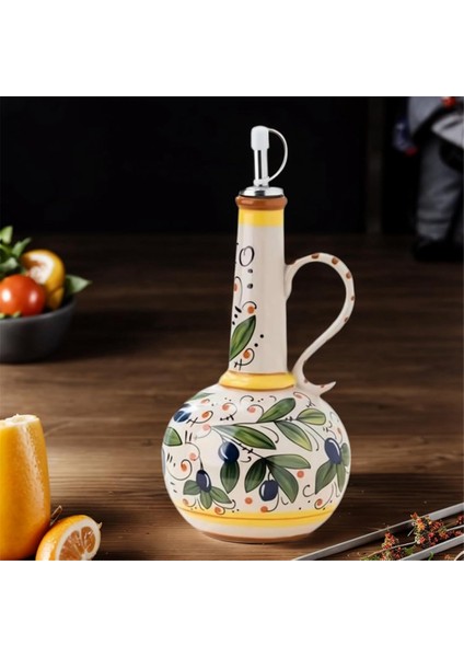Seramik Zeytinyağı Dağıtıcı Şişe 23 Oz, Zeytinyağı Dispenser Şişe Seramik, Paslanmaz Çelik Spout Seramik Yağ Dağıtıcısı (Yurt Dışından) fiyatları