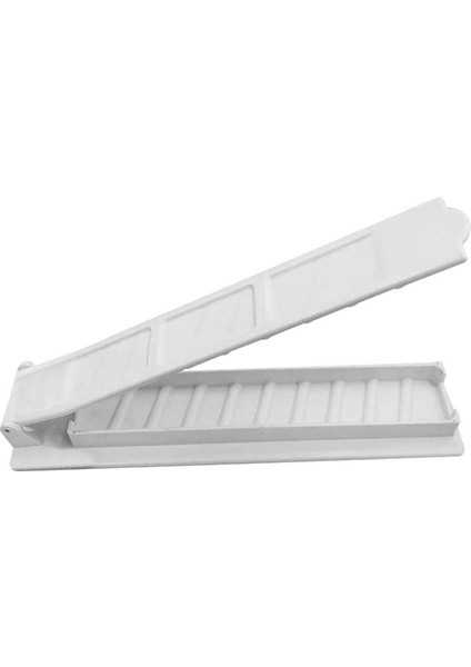 Tek Satır Kebab Maker Barbekü Et Sok Makinesi Kebab Pres Maker Yeniden Kullanılabilir Barbekü Sokak Yapıcı Kebab - Beyaz (Yurt Dışından)