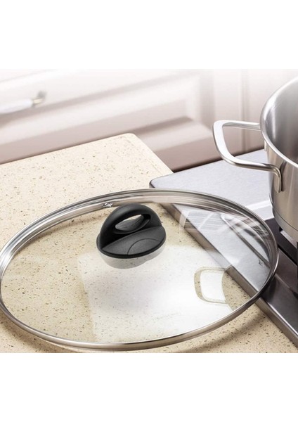 2 Adet Evrensel Pot Kapağı Yedek Düğmeleri, Isıya Dayanıklı Tava Kapağı Tutma Kolları (Yurt Dışından) modelleri