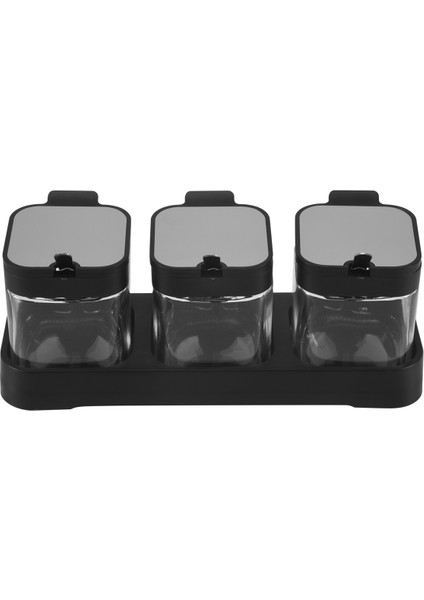 Cam Depolama Kavanozları Baharat Konteynerleri Paslanmaz Çelik Kapaklar ve Şeker Sunan Tuzlu Kahve Çayı ile Kaşık (Yurt Dışından) indirimleri