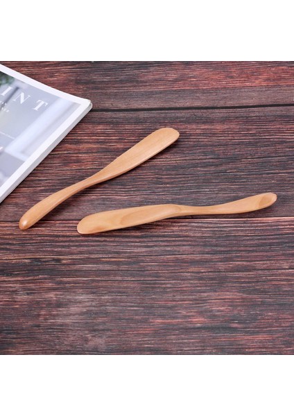 Ahşap Tereyağı Bıçağı Peynir Serpme 6.5 Inç, Reçel Bıçak Tereyağı Kek Bıçağı Maske Bıçağı 6 Adet (Yurt Dışından) fırsatları