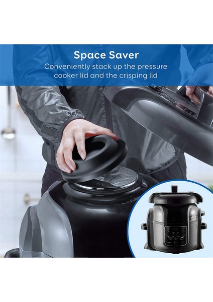 Kapak Standı, Silikon Kapak Tutucu, 1 x Buharlı Serbest Bırakma Digerter, Ninja Foodi Basınçlı Ocak/hava Fritözü 8 Qt (Yurt Dışından) indirimleri