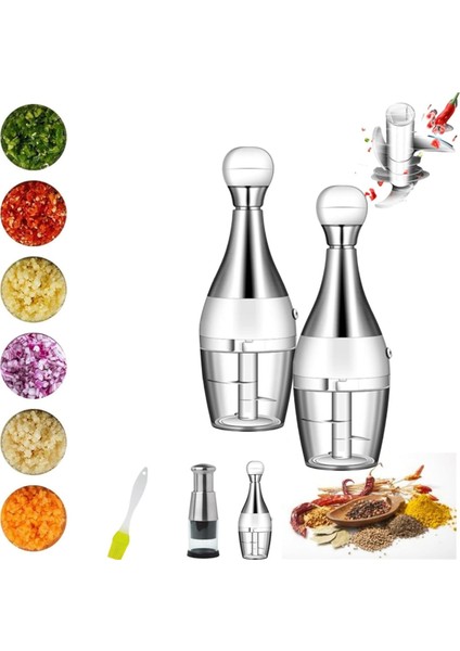 Ev Kesme Makinesi Sarımsak Vurma Manuel Sarımsak Ezici Küçük Karıştırma Kesme Kırıcı (Yurt Dışından) fiyatları