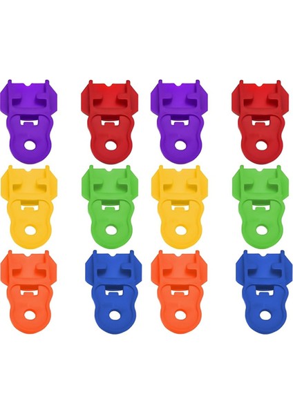 12PCS Basit Kutu Açıcı Kolay Kutu Açıcı Soda Bira Açıcı Manuel Kolay Kutu Açıcı Renkli Içecek Koruyucu Kapak Olabilir (Yurt Dışından)