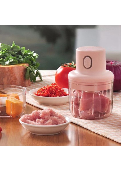USB Elektrikli Mutfak Blender Mikser Sarımsak Tasher Eti Öğütücü Mini Sebze Biber Meat Öğütücü Mutfak Aleti (Yurt Dışından) fiyatları