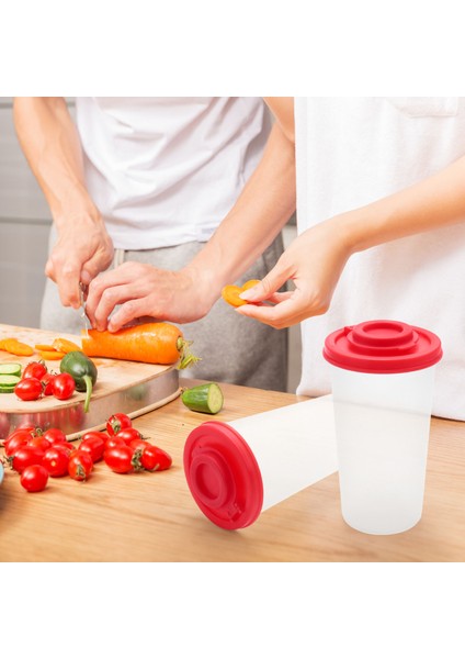 2 Büyük Tuz ve Biber Shaker Nem Kanıtı, Kırmızı Kapaklı Tuz Çalkalayıcı Plastik Hava Etki Baharat Kavanoz Dispenser (Yurt Dışından) indirimleri