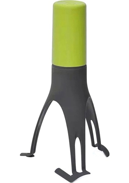 Mutfak Üçgen Yumurta Çırpma, Mini Yarı Otomatik Çırpma, Pişmiş Gıda Karıştırma Aracı, Tava Karıştırma Çubuğu Gıda Mikseri Yeşil ve Gri (Yurt Dışından)