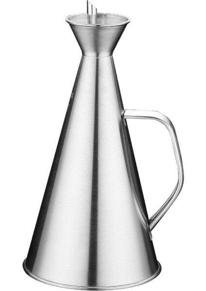 1000ML Paslanmaz Çelik Zeytinyağı Şişesi Sirke Sos Baharat Dispenser Sınır Depolama Konteyneri Mutfak Için (Yurt Dışından)
