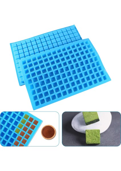 Silikon Şeker Kalıpları, 2 Paket Gummy Jelly Truffles Pralines, Buz Meydanı Tepsi Kalıpları Için (Yurt Dışından) fiyatları