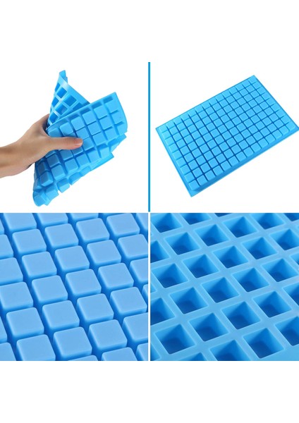 Silikon Şeker Kalıpları, 2 Paket Gummy Jelly Truffles Pralines, Buz Meydanı Tepsi Kalıpları Için (Yurt Dışından) fırsatları