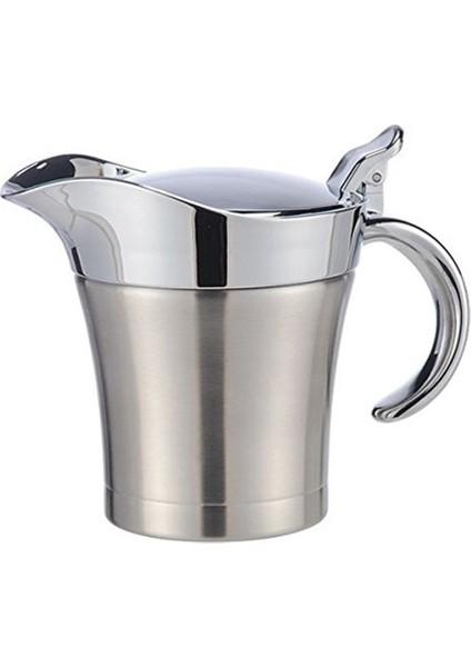 Sos Tekne Porselen Paslanmaz Çelik Sos Termal Süt Tahmin Termal Süt Jug, Lid Soslu Tahramma Soslu Sos Jug (Yurt Dışından)