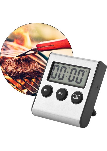 Mutfak Dijital Zamanlayıcı Pişirme Zamanlayıcı Arka ve Duvara Monte Mıknatıslı Çok Fonksiyonlu Zamanlayıcı (Yurt Dışından) modelleri