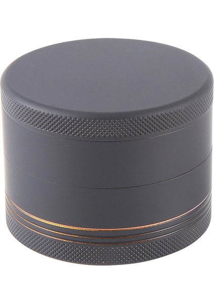 Alüminyum Bitki Öğütücü Siyah Kauçuk Boya Altın Renk Içinde - Büyük Kapasite 2.48 Inç 4 Parça (Yurt Dışından) modelleri