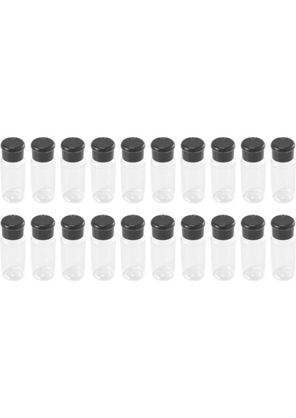20PCS/SET 100ML Baharat Tuzlu Biber Çalkalayıcılar Siyah Baharat Kavanozu Biber Şişe Barbekü Çeşni Mutfak Alet Aleti (Yurt Dışından)