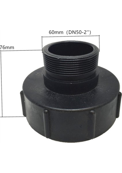 Ibc Tote Adaptörü Ibc Su Deposu Hortum Drenaj Adaptörü S100X8 Ila 2 Inç Yedek Valf Adaptörü (Yurt Dışından) fiyatları