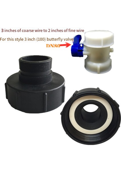Ibc Tote Adaptörü Ibc Su Deposu Hortum Drenaj Adaptörü S100X8 Ila 2 Inç Yedek Valf Adaptörü (Yurt Dışından) modelleri