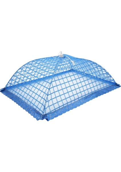Piknik/barbekü Için 72X51CM Yeniden Kullanılabilir ve Katlanır 72X51CM - 1 Kare Örgü Şemsiye Gıda Örtüsü Net Çadır Seti - Sinekler, Böcekler, Sivrisinek- (Mavi) (Yurt Dışından) fiyatları