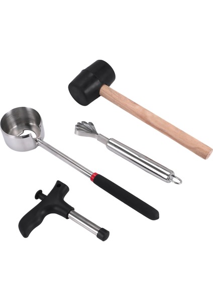 4pcs Hindistancevizi Açıcı Alet Paslanmaz Çelik Hindistan Cevizi Açıcı Matkap Kesme Deliği Alet Meyve Açıcıları Araçlar Dayanıklı (Yurt Dışından) modelleri