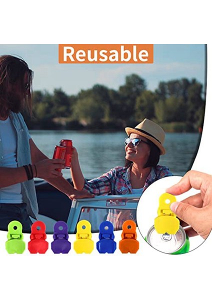 6 Adet Renk Manuel Kolay Teneke Kutu Açıcı, Premium Plastik Kalkanlar Sekme Açıcılar, Sızıntılı Soda Kutu Kapakları Soda Kaplayabilir (Yurt Dışından) modelleri