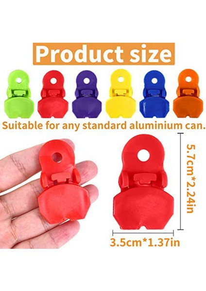 6 Adet Renk Manuel Kolay Teneke Kutu Açıcı, Premium Plastik Kalkanlar Sekme Açıcılar, Sızıntılı Soda Kutu Kapakları Soda Kaplayabilir (Yurt Dışından) fırsatları