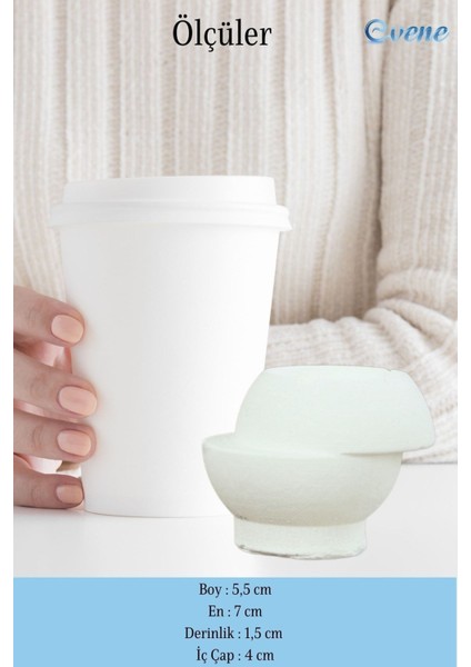 Mumluk Şamdan 3 Adet Tealight ve Ince Mum Uyumlu Kesik Model