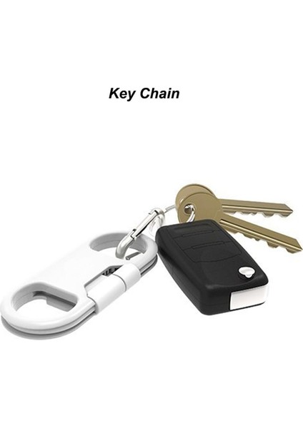 Şarj Kablosu+Anahtarlık+Alüminyum Karaboral Taşınabilir Çok Faklam Anahtarlık USB Şarj Kablosu Kısa Kablo (Yurt Dışından) indirimleri