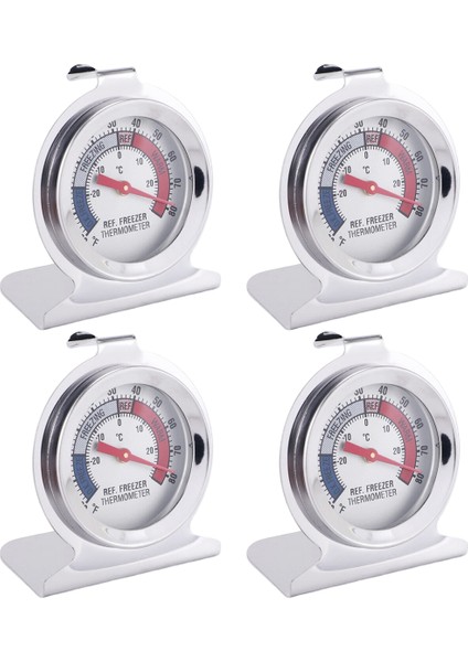 4pc Buzdolabı Termometresi, Dondurucu Buzdolabı Için Kırmızı Gösterge Termometresi ile Asılı Kanca ve Stand (Yurt Dışından) fiyatları