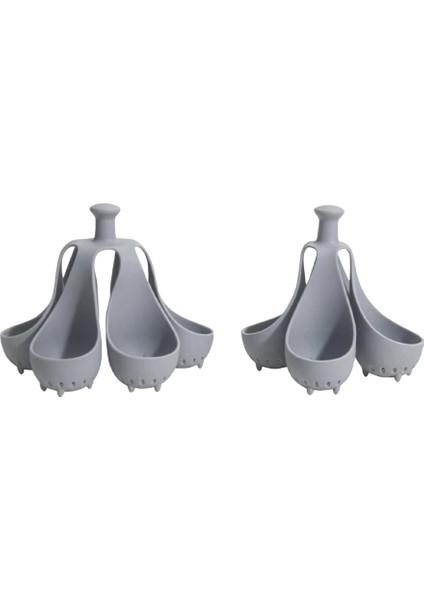 4/6 Delik Silikon Yumurta Buharlayıcı Tepsisi Yüksek Sıcaklık Dirençli Yumurta Tenceresi Hızlı Dirençli Saplı Hızlı Pişirme Için (Yurt Dışından)