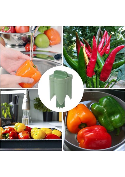 Biber Deseeder Tiger-Cinli Yeşil Biber Corer Deseeder Meyve ve Sebze Kabul Aracı (Yurt Dışından) fırsatları