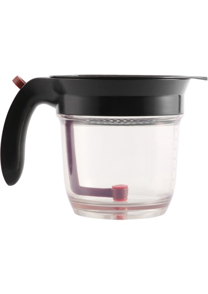 1000ML Yağ Ayırıcısı Kupa ve Süzgeç Ölçüm Sos Sosları ve Yağ Gresli Diğer Sıvılar Için Alt Serbest Bırakma ile (Yurt Dışından) modelleri