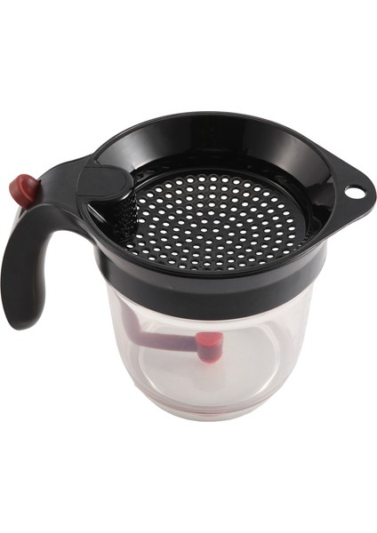 1000ML Yağ Ayırıcısı Kupa ve Süzgeç Ölçüm Sos Sosları ve Yağ Gresli Diğer Sıvılar Için Alt Serbest Bırakma ile (Yurt Dışından) fırsatları