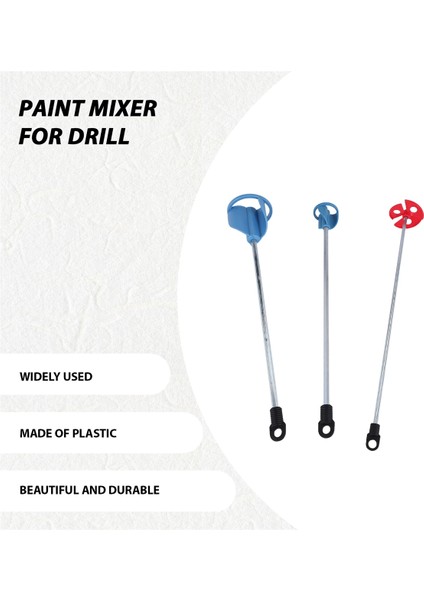 3 Boya, Epoksi Reçine, Çamur ve Seramik Sır Karıştırıcı Bıçaklar Power Matkap Karıştırma Bağlanma Mixer Karıştırma Kürekleri (Yurt Dışından) fırsatları
