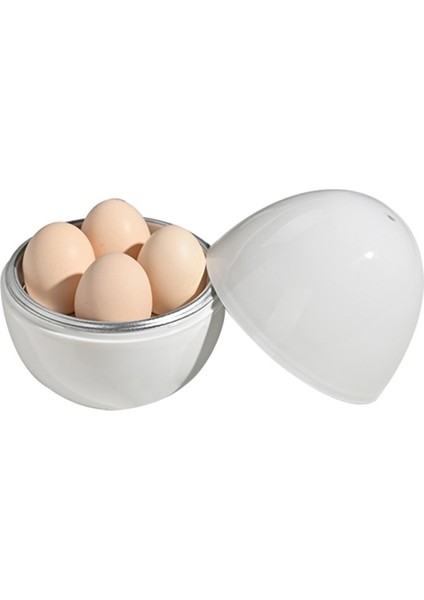 Mikrodalga Yumurta Kazanı Sert Veya Yumuşak Haşlanmış Yumurta Için Hızlı 5 Dakikalık Ocak 4 Yumurtaya Kadar Buharda Çok Kullanımlı Vapur Fonksiyonu (Yurt Dışından)