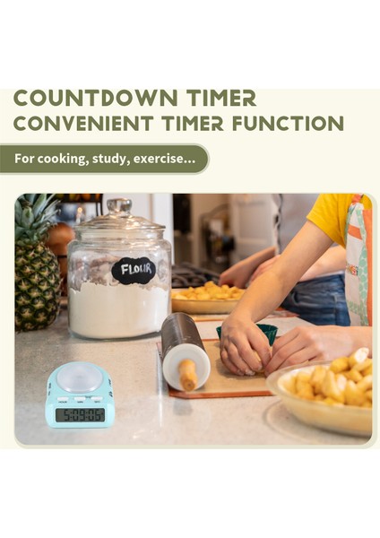 Çocuk Öğretmeni Aşçısı Için 100 Saatlik Saat Sayımı ile Dijital Mutfak Zamanlayıcısı, 45 ° Ekran LCD ve Güvenlik Kilidi, Zaman Yönetimi (Yurt Dışından) indirimleri
