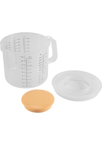 Plastik Ons ​​ölçüm Bardakları ve Kaplama Sıvısı ile Pişirme Sürahisi, Ml&#39;de Sürahi/kavanoz Ölçümlü Sıçrama Koruması ile Ölçüm (Yurt Dışından)